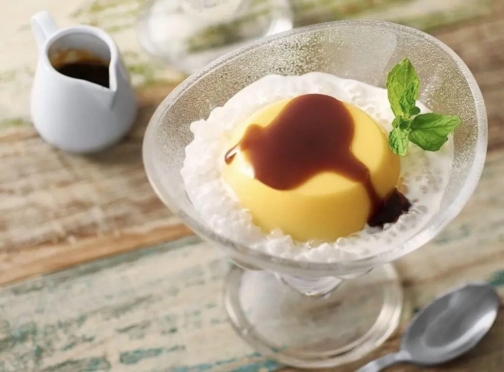 Egg Pudding with Sago