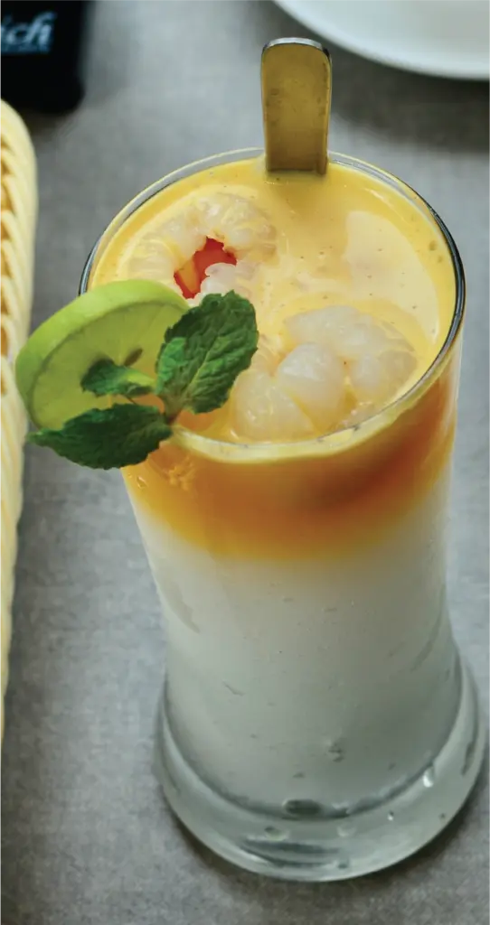 Orange Lychee Ice Blended