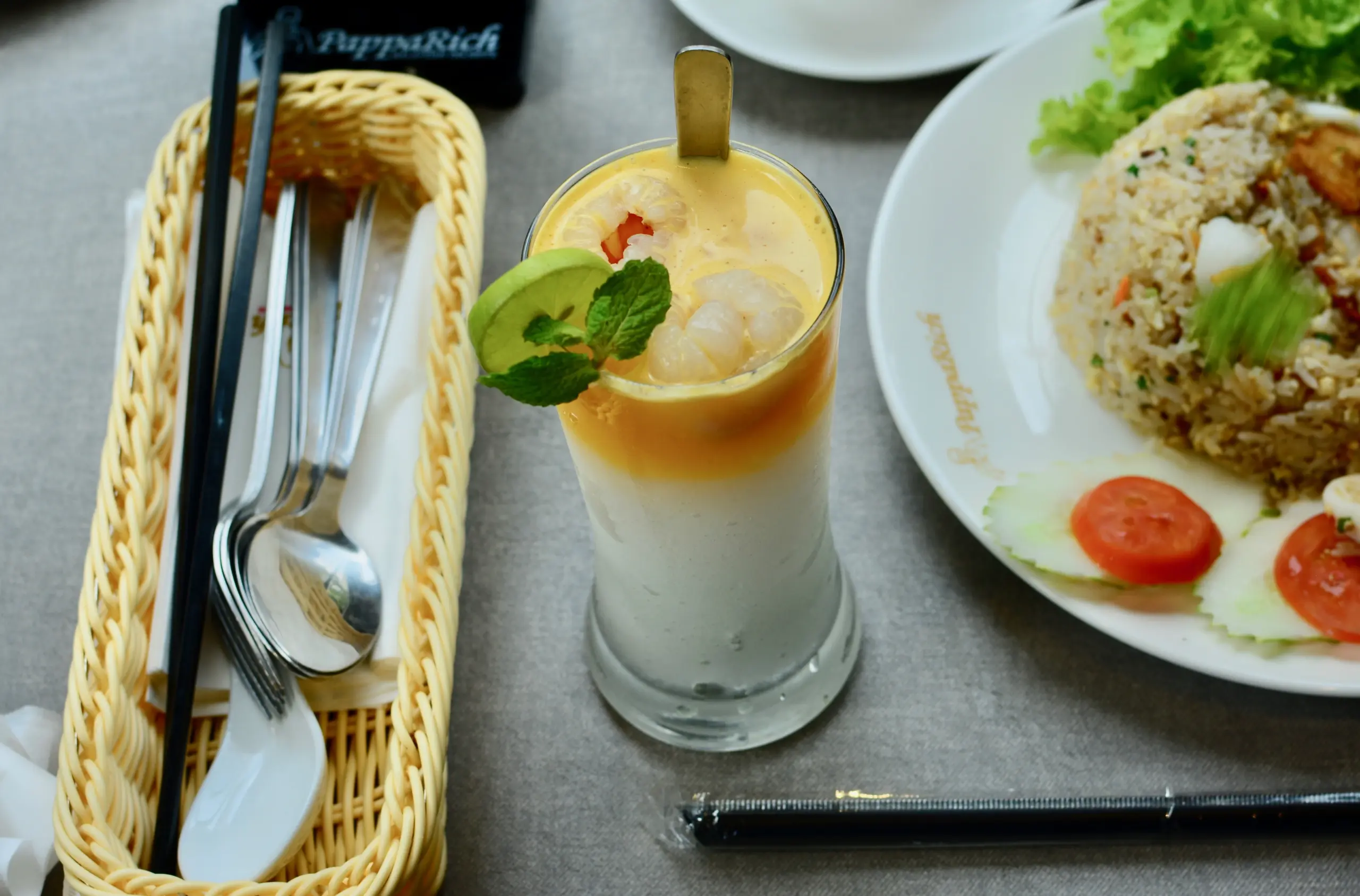 Orange Lychee Ice Blended