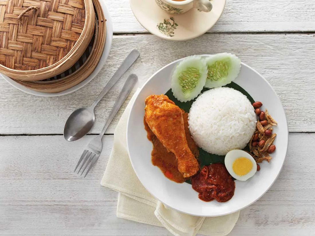 Curry Chicken Nasi Lemak