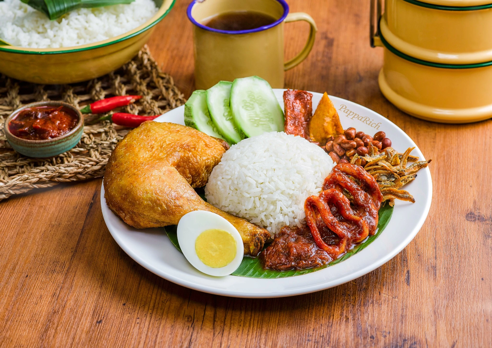 Fried Chicken Nasi Lemak