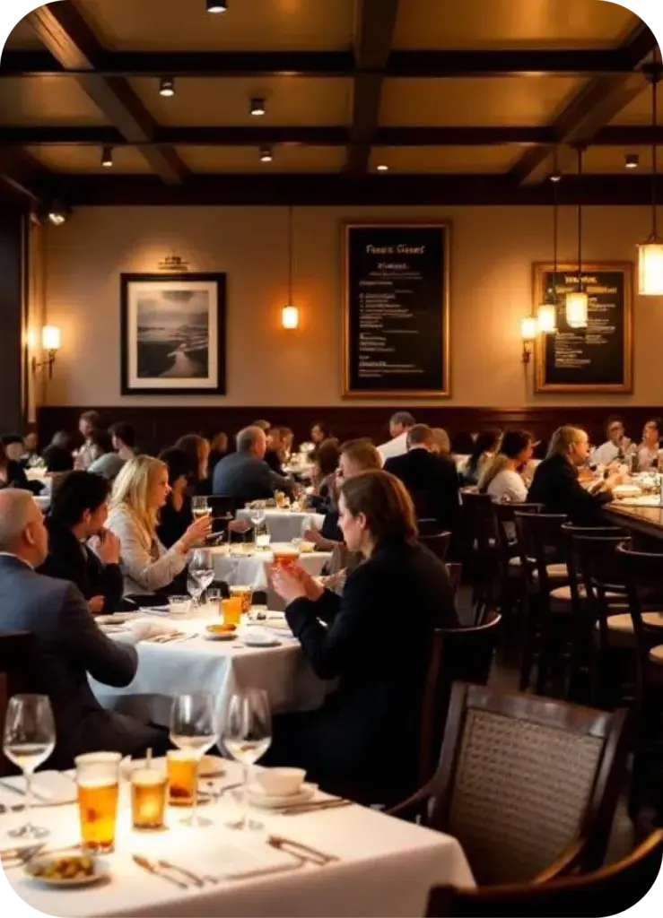 Full-service flagship restaurants