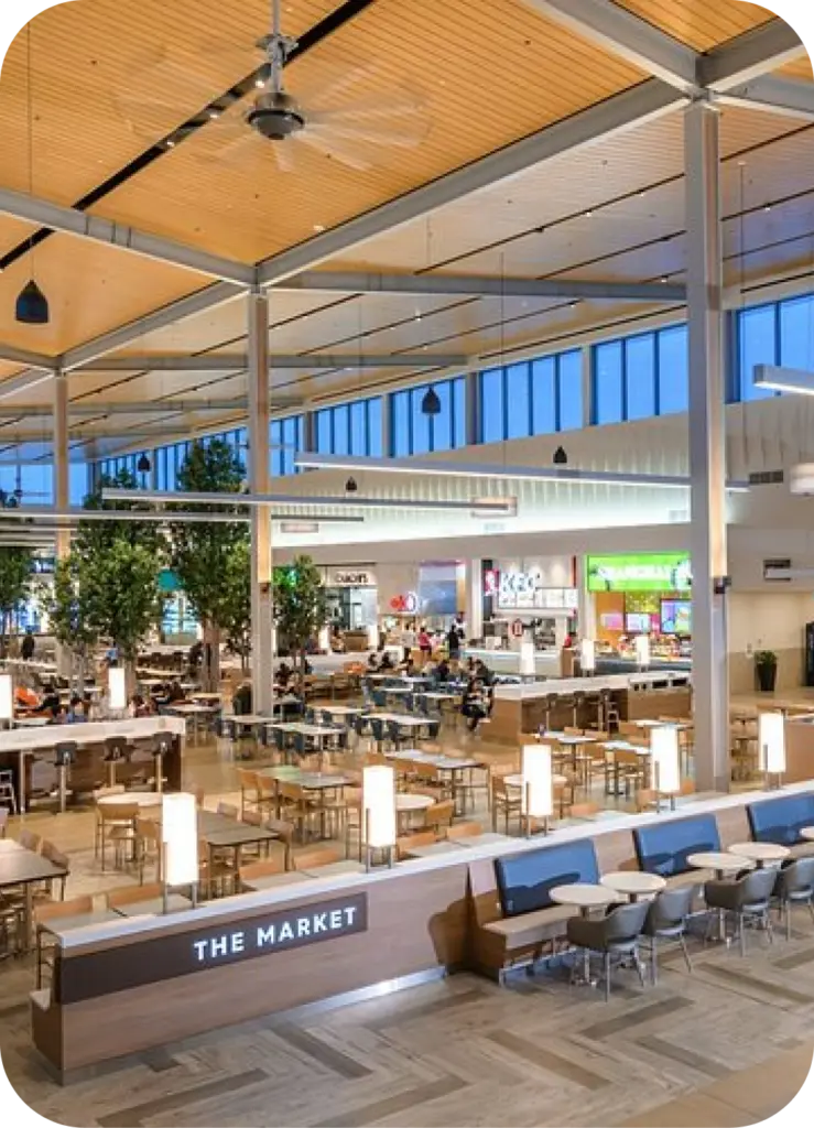 Shopping mall outlets